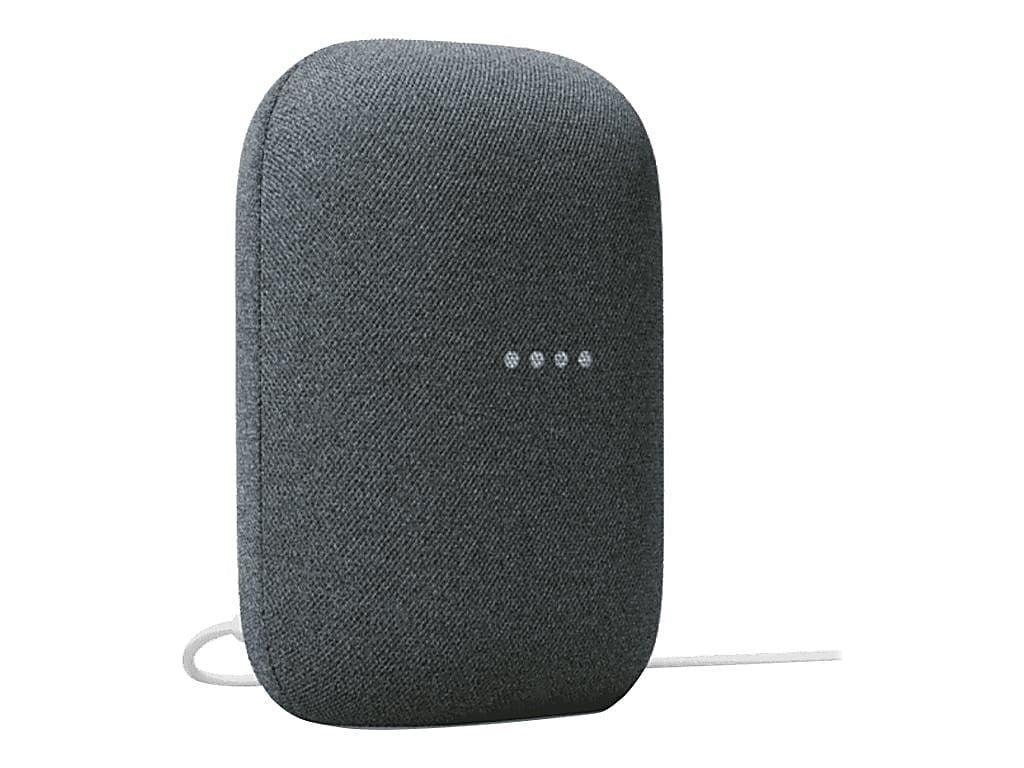 Google Nest Audio Smart Speaker, GA01586-US - Charcoal (Refurbished)
