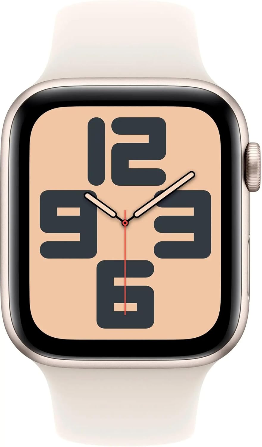 Apple Watch Series SE 1st Gen (GPS+LTE) 44MM Gold Aluminum Case Starlight Sport Band (Pre-Owned)