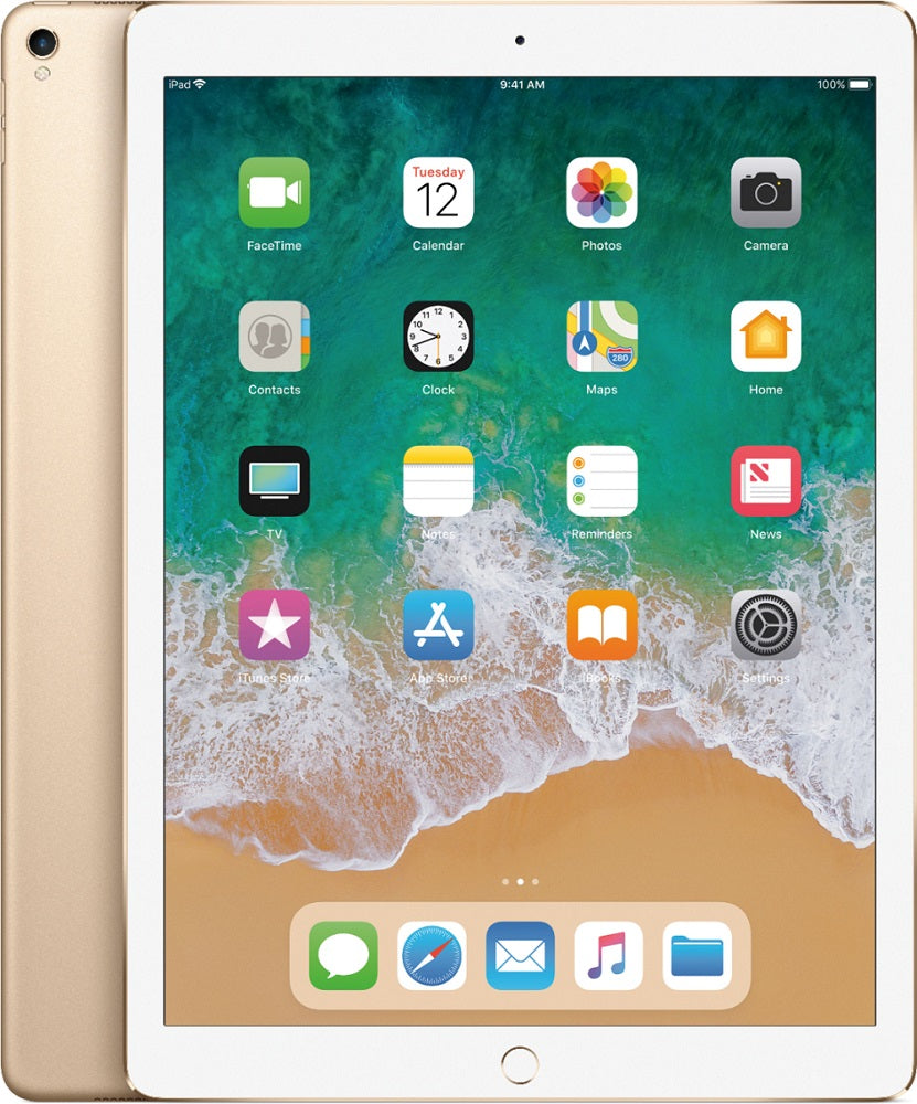 Apple iPad Pro 2nd Gen, 12.9-inch, 256GB, WIFI + 4G Unlocked All Carriers - Gold (Pre-Owned)