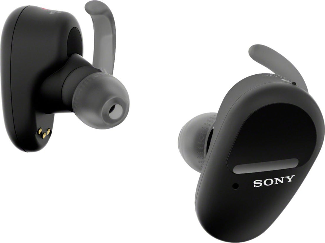 Sony WF-SP800N True-Wireless Noise-Cancelling In-Ear Headphones - Black (Pre-Owned)