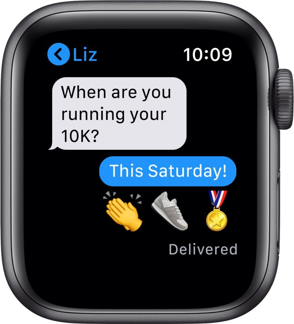 Apple Watch Series 6 GPS + LTE 40MM Space Gray Aluminum Case & Black Sport Band (Used)