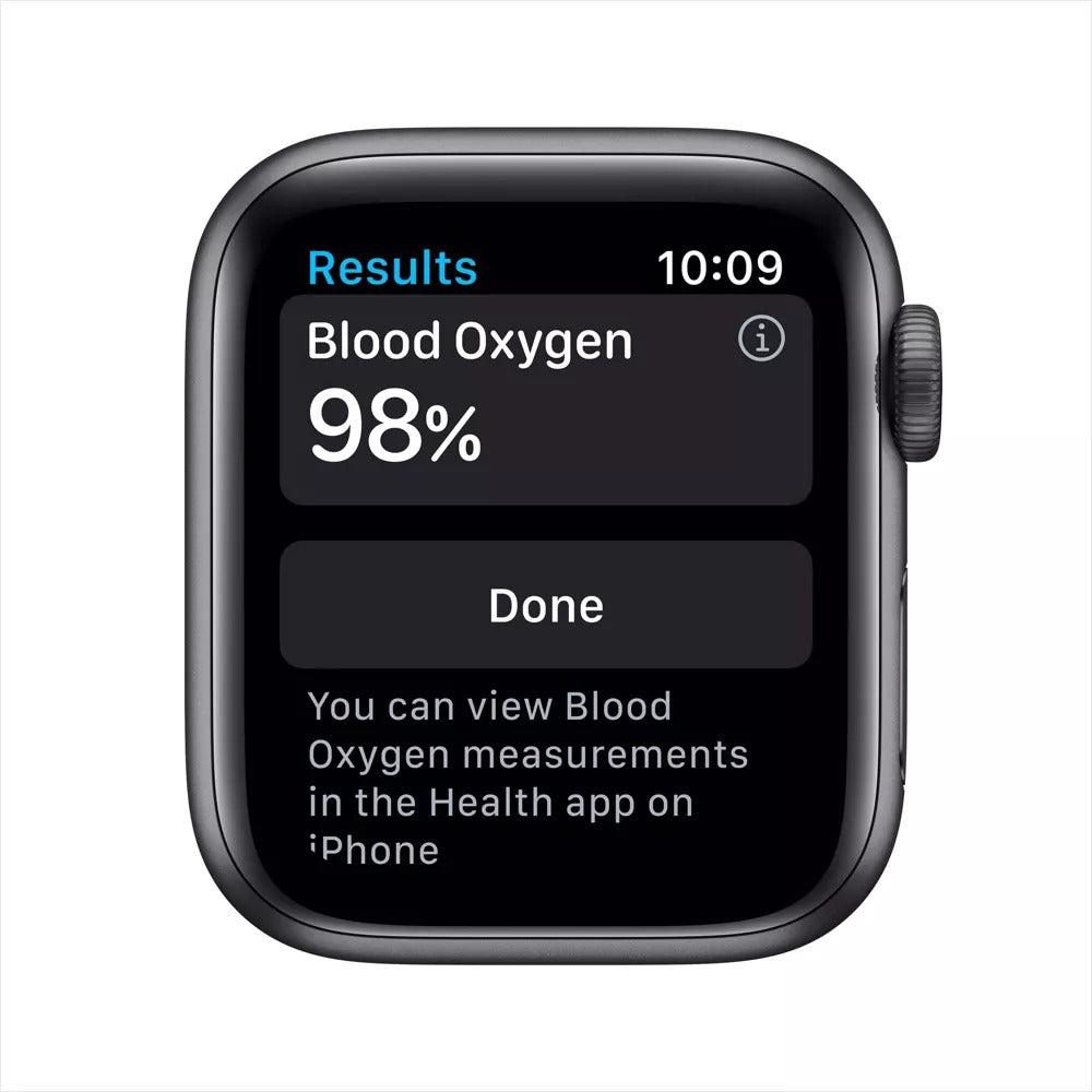 Apple Watch Series 6 (GPS + LTE) - 40MM Space Black Titanium Case Black Sport Band (Renewed)