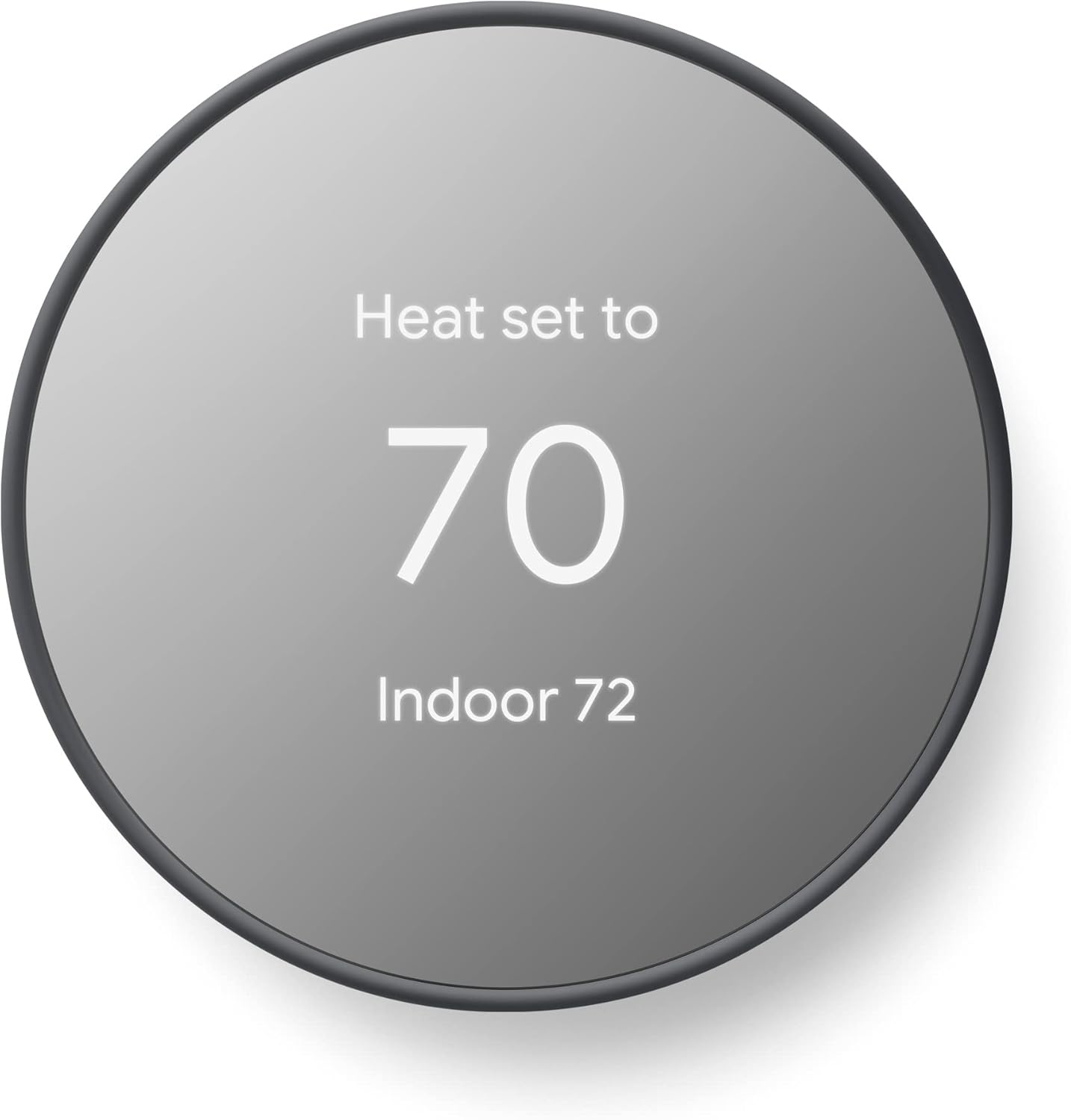Google Nest Smart Programmable Wifi Thermostat - Charcoal (Pre-Owned)