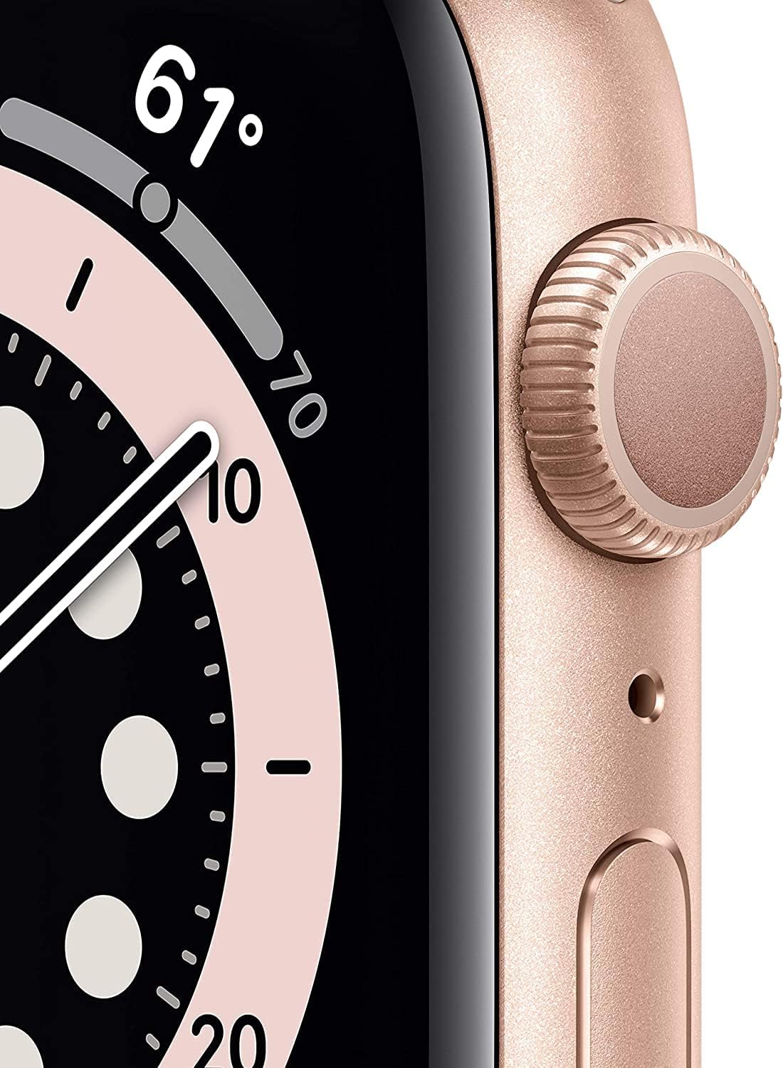 Apple Watch Series 6 (GPS) 44MM Gold Aluminum Case Pink Sand Sport Band (Pre-Owned)