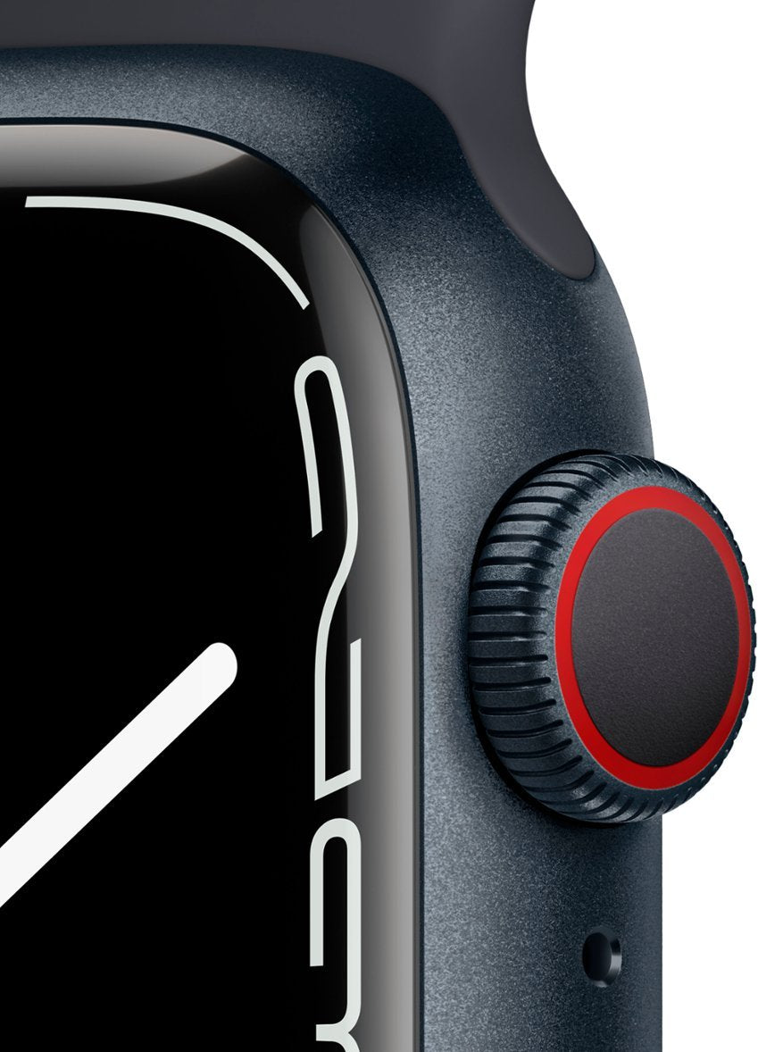 Apple Watch Series 7 (GPS + LTE) 41mm Midnight Aluminum Case & Midnight Sport Band (Pre-Owned)