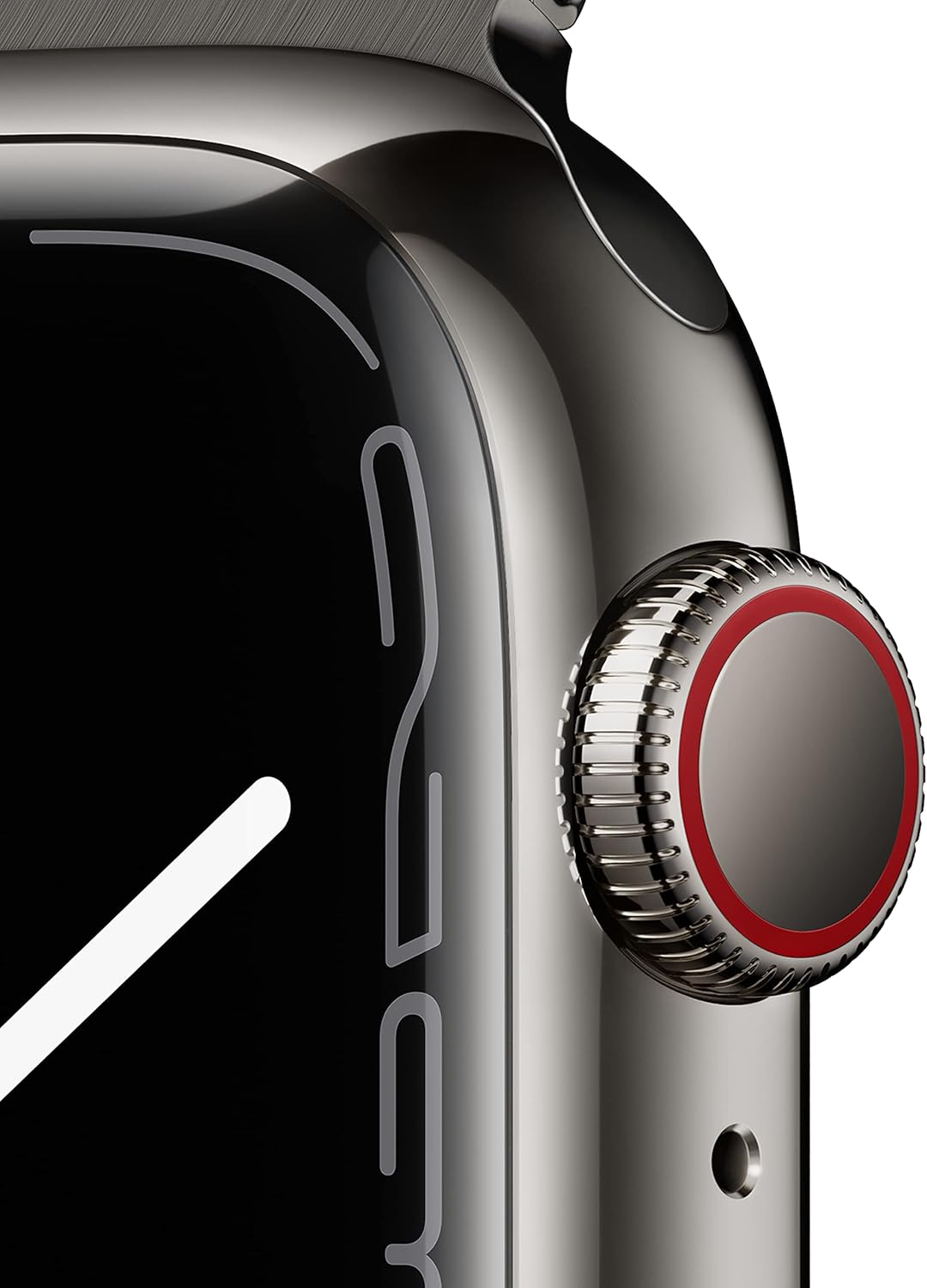 Apple Watch Series 7 (GPS+LTE) 41MM Graphite Stainless Steel Case Milanese Loop (Pre-Owned)