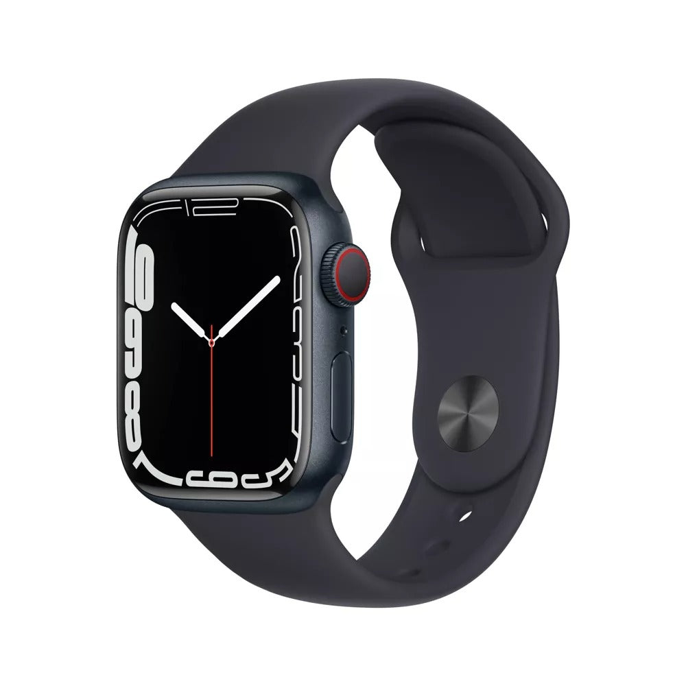 Apple Watch Series 7 (GPS+LTE) 45mm - Space Black Titanium Case & Midnight Sport Band (Used)