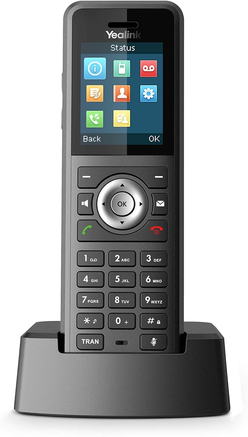 Yealink W59VR Cordless Ruggedized DECT IP Phone - Black (Pre-Owned)