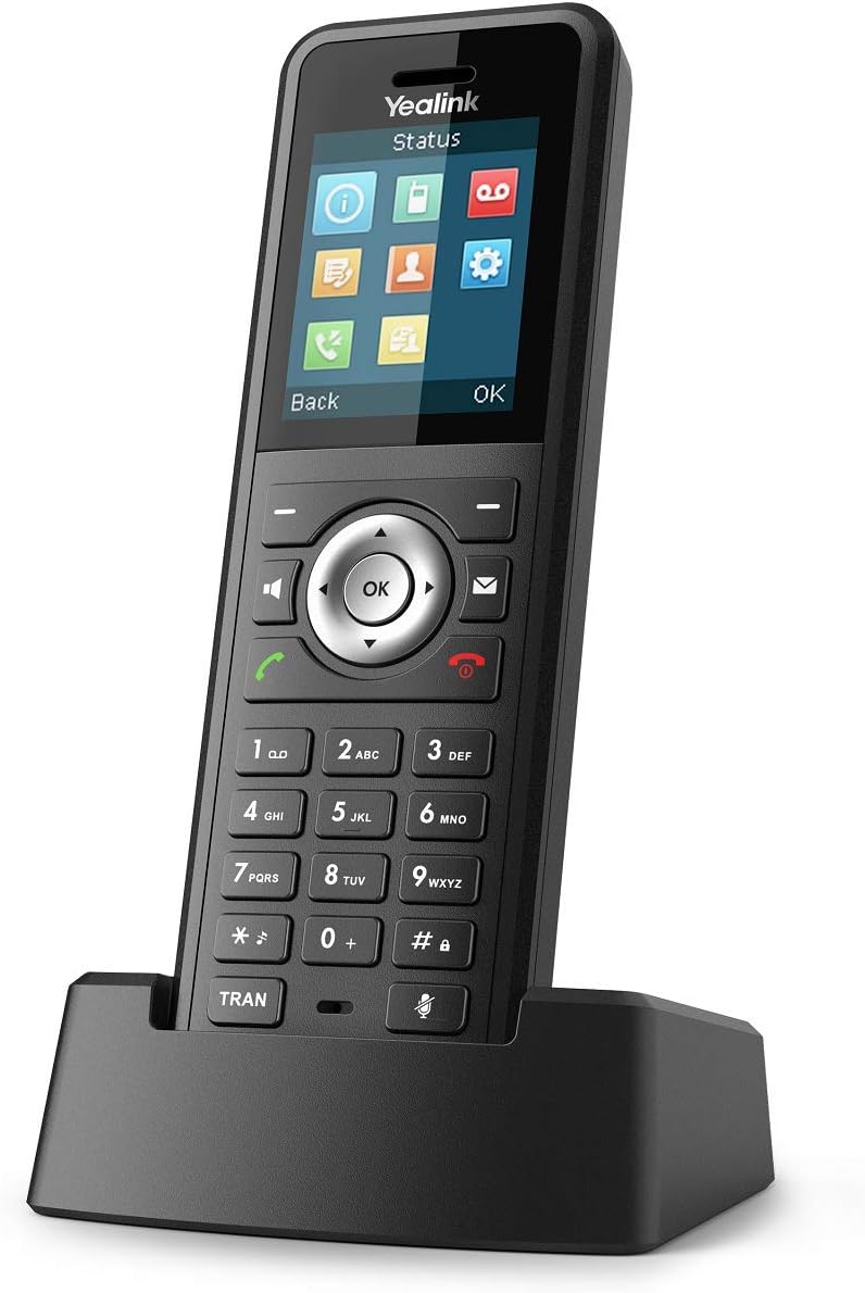 Yealink W59HVR Cordless Ruggedized DECT IP Phone - Black (Refurbished)