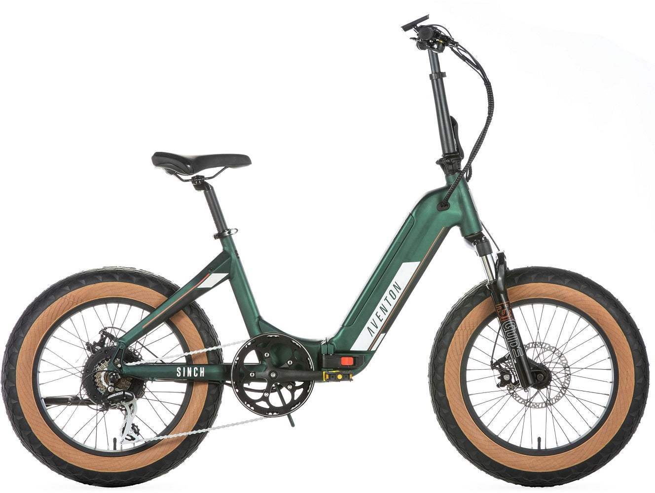 Aventon Sinch Step-Through Foldable Ebike w/ 40 mile Max Range - Moss Green (Pre-Owned)