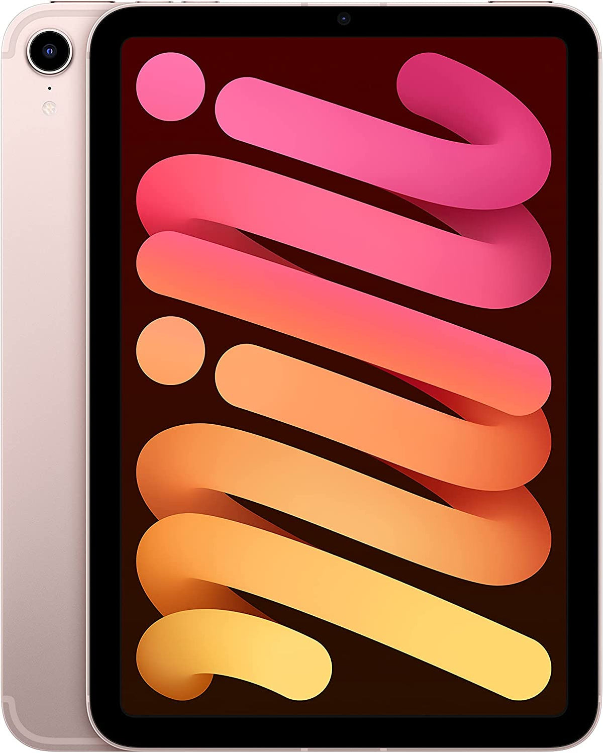 Apple iPad Mini 6th Gen, 8.3-inch, 256GB, WIFI + Unlocked Cellular - Pink (Renewed)