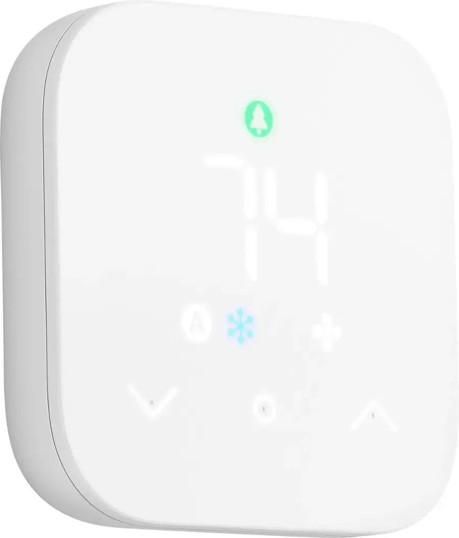 Amazon Smart Programmable Thermostat with Alexa - White (Pre-Owned)