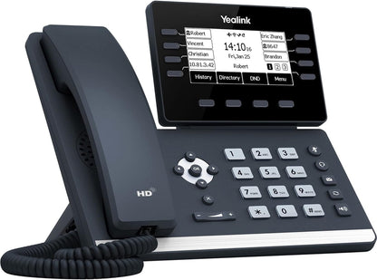 Yealink T53W IP Phone, 12 VoIP Accounts. 3.7-Inch Display - Black (Certified Refurbished)