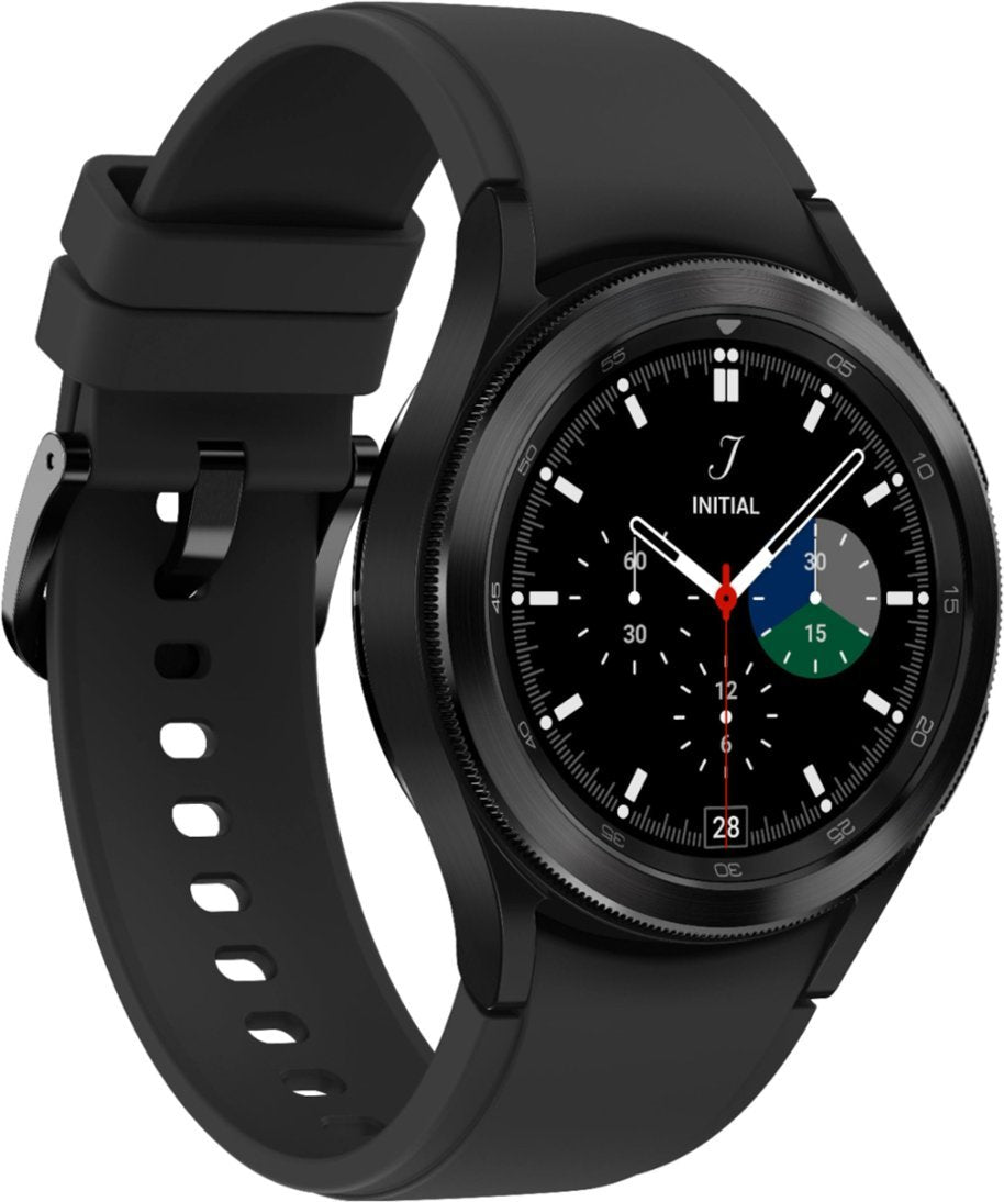 Samsung Galaxy Watch4 Classic Stainless Steel Smartwatch 42mm LTE - Black (Pre-Owned)