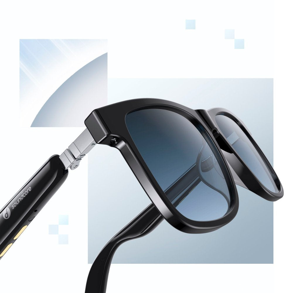 Soundcore by Anker, Frames Wander Bluetooth Audio Smart Glasses - Black (New)