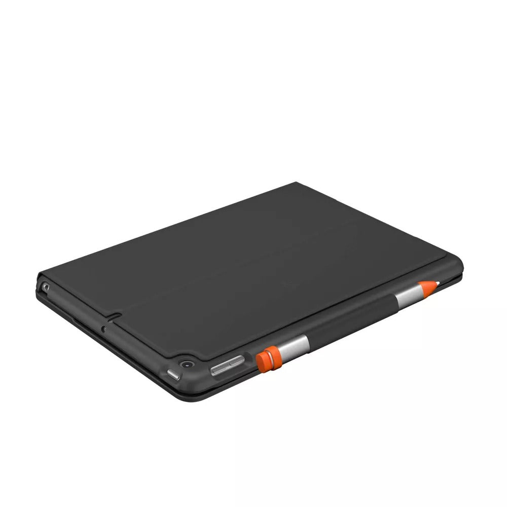 Logitech Slim Folio Keyboard Folio Case for iPad (7th/8th/9th Gen) - Graphite (Pre-Owned)