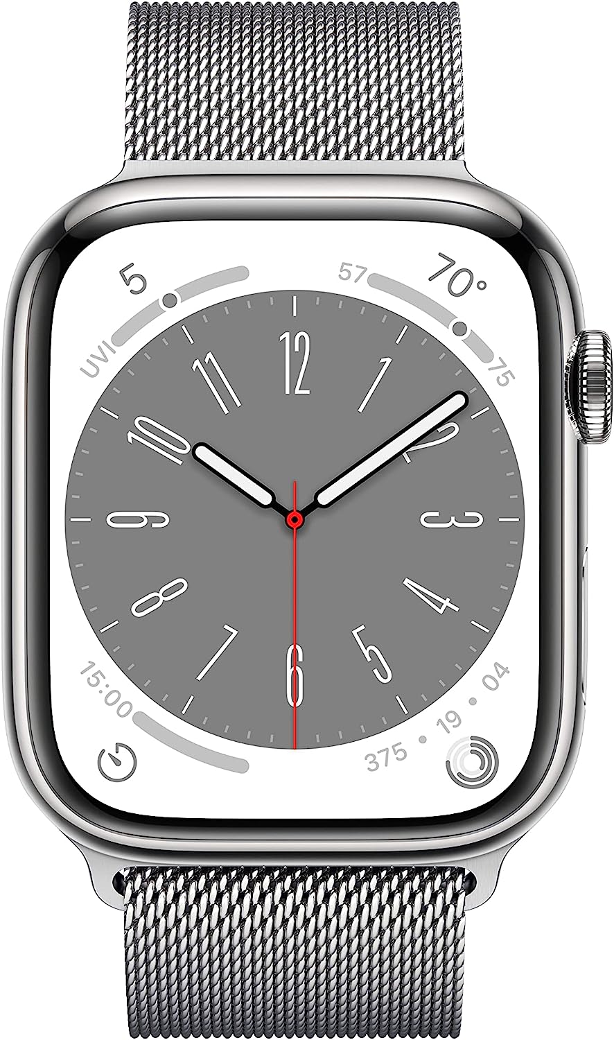 Apple Watch Series 6 (GPS + LTE) 40mm Silver Stainless Steel Case Milanese Loop (Pre-Owned)
