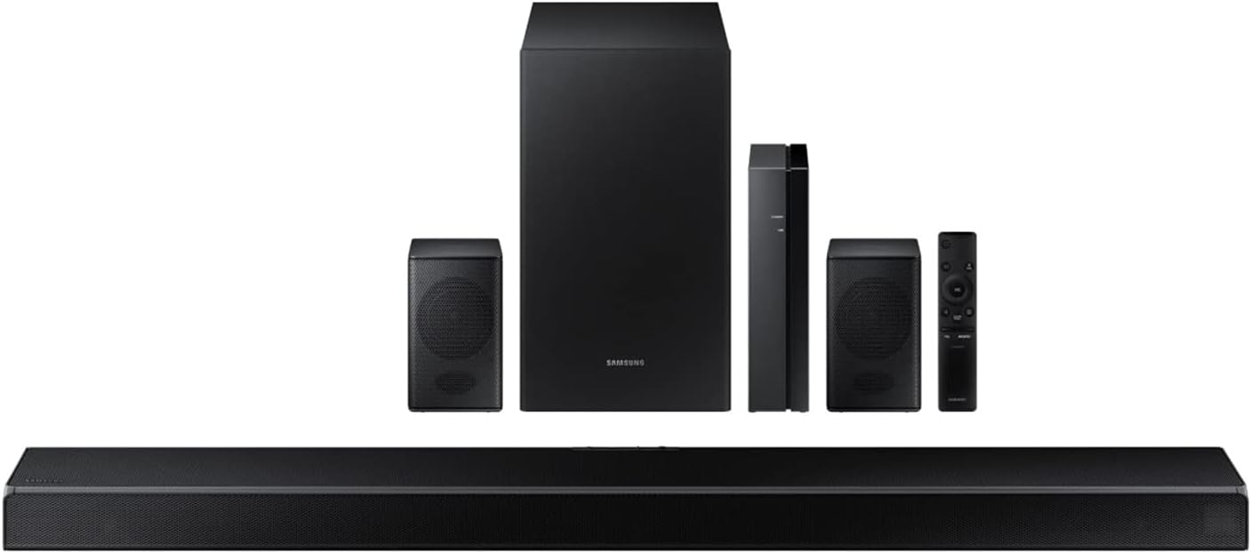 Samsung HW-Q65T 7.1ch Soundbar with Dolby 5.1/DTS Virtual:X - Black (Pre-Owned)