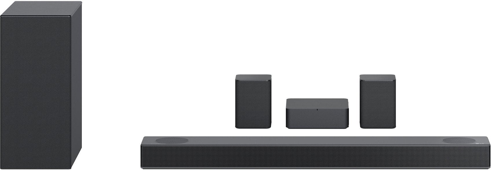 LG 5.1.2 Channel Soundbar with Wireless Subwoofer, Dolby Atmos and DTS:X - Black (Pre-Owned)