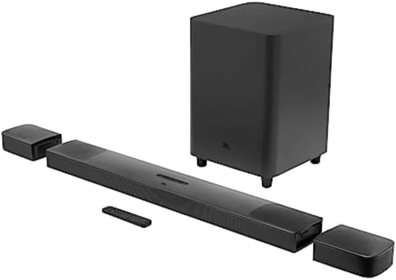 JBL Bar 9.1-Channel Soundbar System with Surround Speakers and Dolby Atmos Black (Pre-Owned)