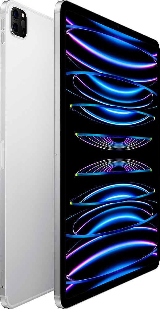 Apple iPad Pro 6 (2022)(12.9) - 2TB, Unlocked All Carriers - Silver (Refurbished)