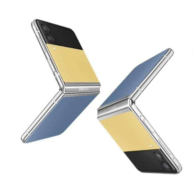Samsung Galaxy Z Flip 3 128GB (Unlocked) - Bespoke Edition Yellow/Blue (Pre-Owned)