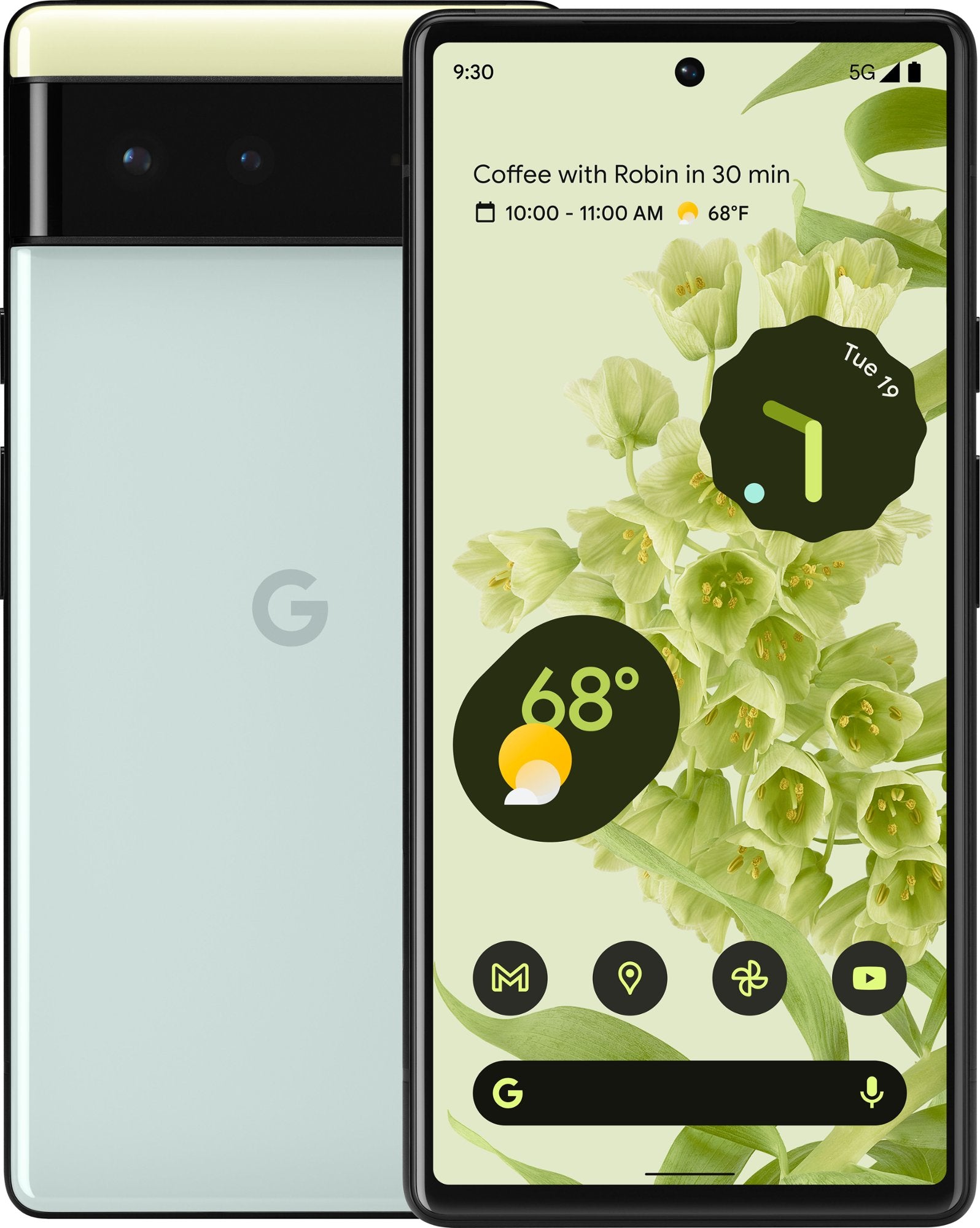Google Pixel 6 5G 128GB (Unlocked) - Sorta Seafoam (Pre-Owned)