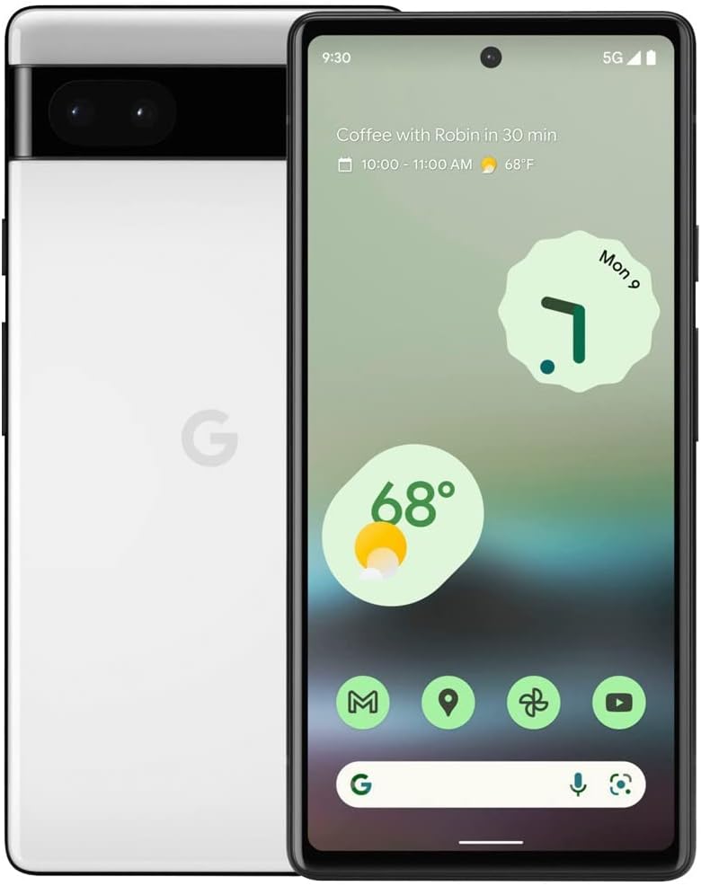 Google Pixel 6a 128GB (Unlocked) - Chalk (Certified Refurbished)
