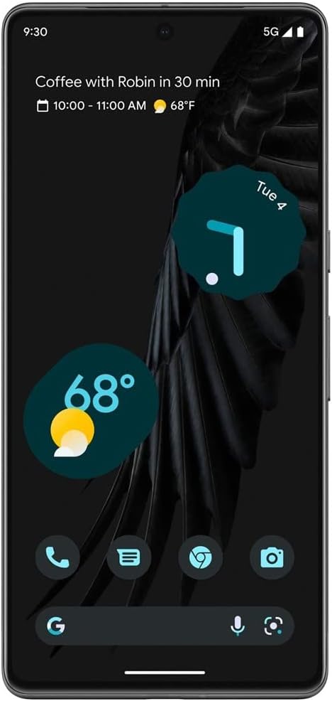 Google Pixel 7 5G 256GB (Unlocked) - Obsidian (Certified Refurbished)