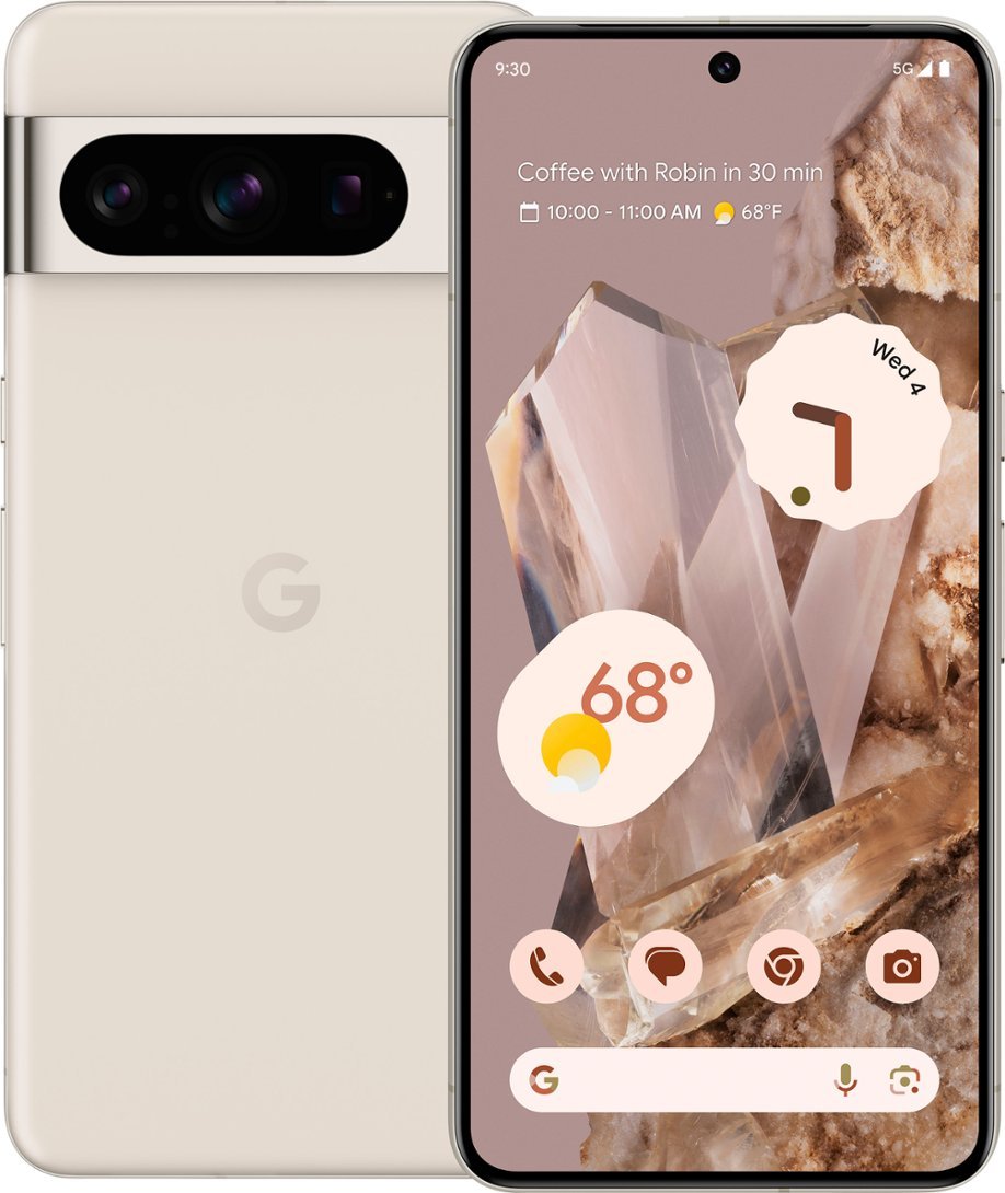 Google Pixel 8 Pro 128GB (Unlocked) - Porcelain (Certified Refurbished)