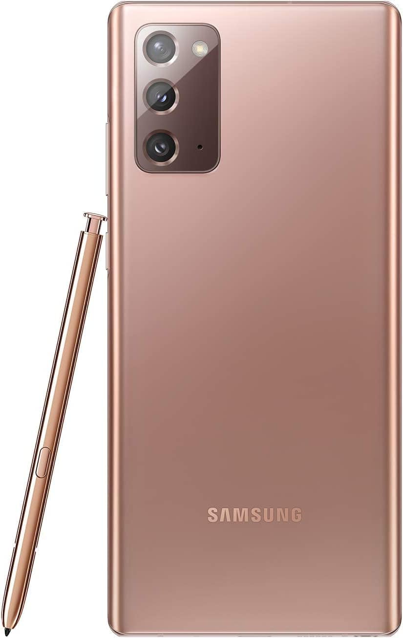 Samsung Galaxy Note20 5G 128GB (Unlocked) - Mystic Bronze (Renewed)