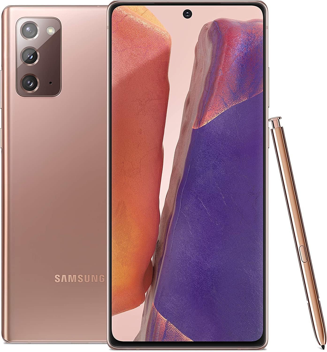 Samsung Galaxy Note20 5G 128GB (Unlocked) - Mystic Bronze (Renewed)