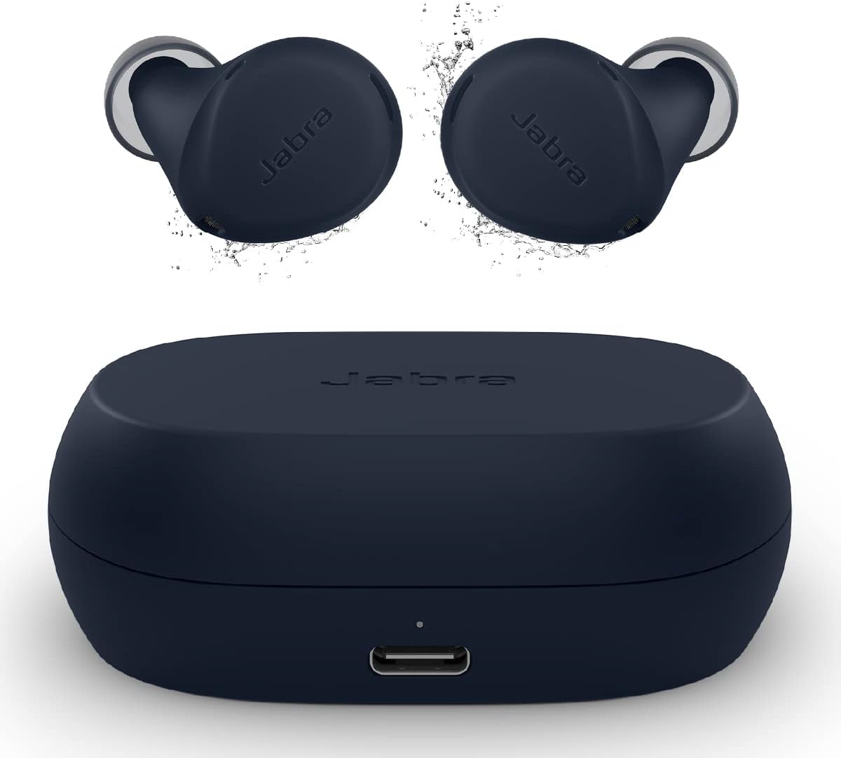 Jabra Elite 7 Active True Wireless Noise Canceling In-Ear Headphones - Navy (Pre-Owned)