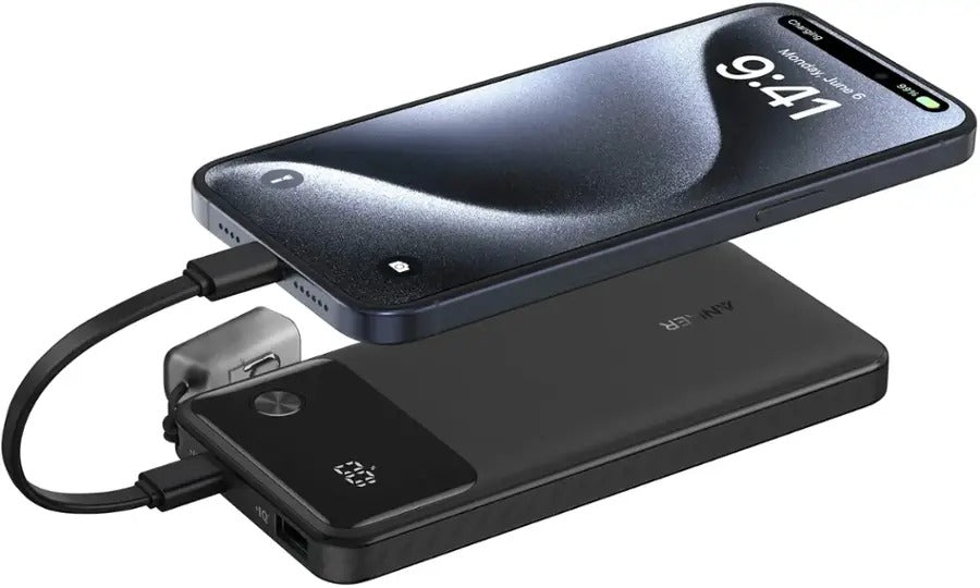 Anker Power Bank (10,000mAh, 22.5W) - Black (Pre-Owned)