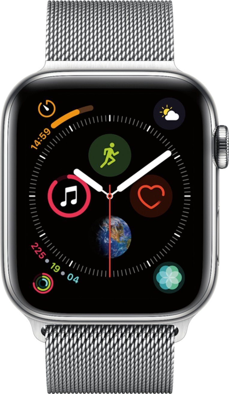 Apple Watch Series 4 (GPS+LTE) 44MM Silver Stainless Steel Case & Milanese Loop (Used)