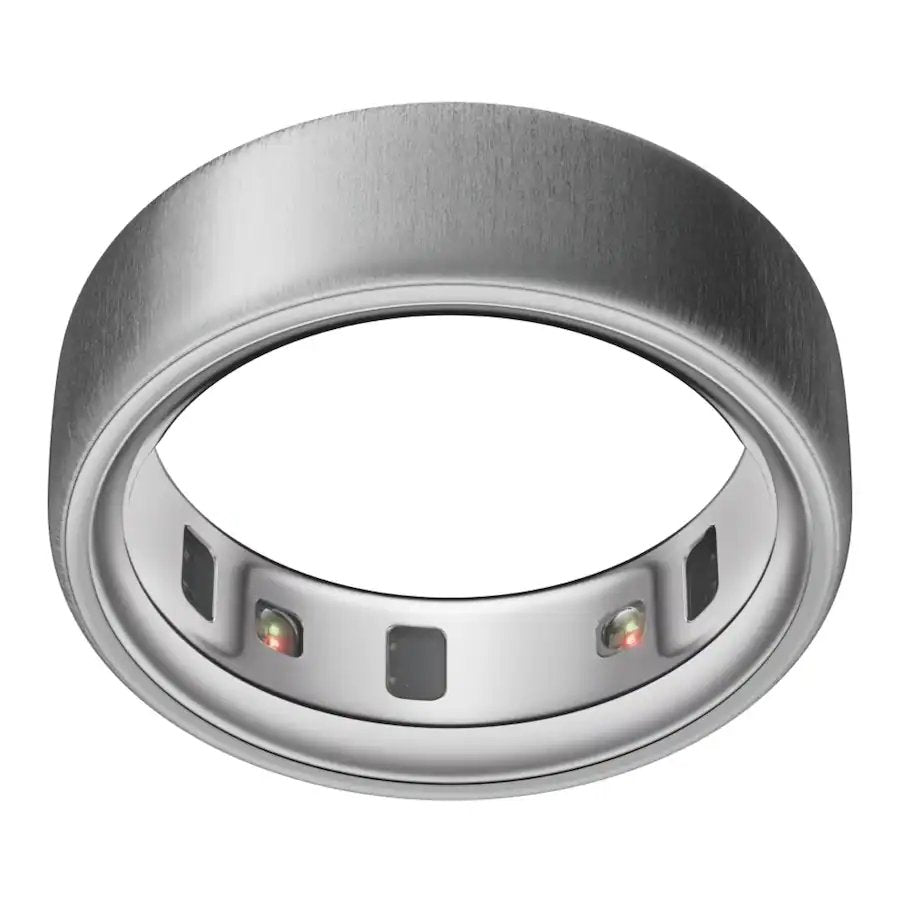 Oura Ring 4 – Size 9, Standard Titanium – Brushed Silver (Pre-Owned)