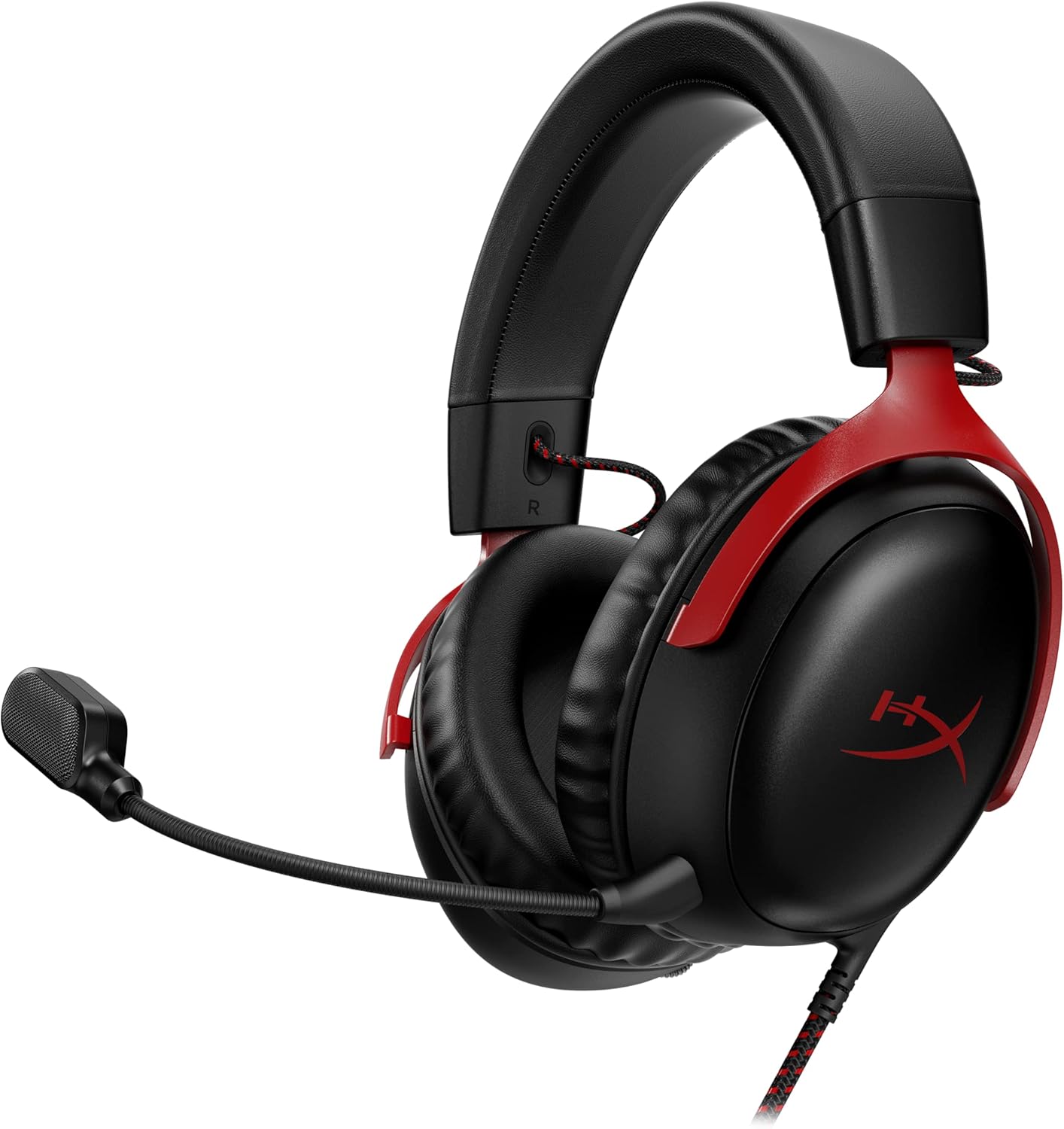 HyperX Cloud III Wired Gaming Headset for PC, PS5, Xbox & Switch -  Black/Red (Pre-Owned)