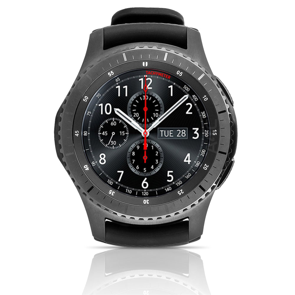 Samsung Gear S3 Frontier Smartwatch w/ Black Rubber Band SM-R760 (Refurbished)
