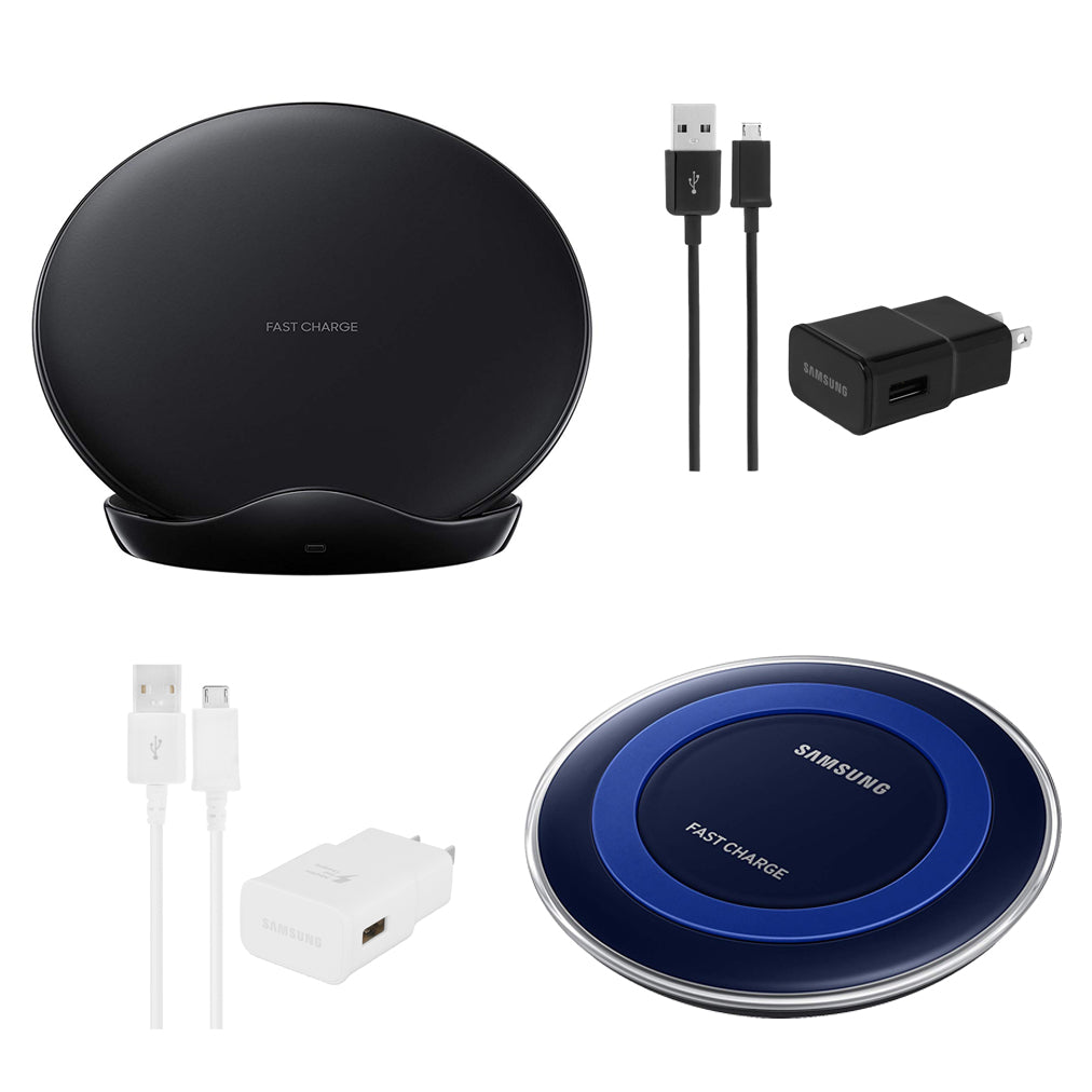 Samsung Wireless Charging Bundle includes EP-PN920 &amp; EP-PG950 - Black (Refurbished)