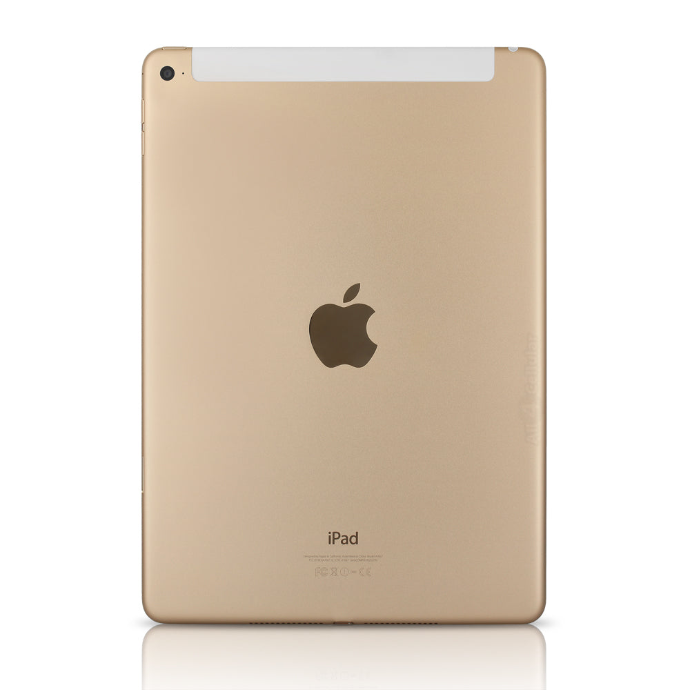 Apple iPad Air 2nd Generation, 128GB, Wifi + Unlocked All Carriers - Gold (Renewed)