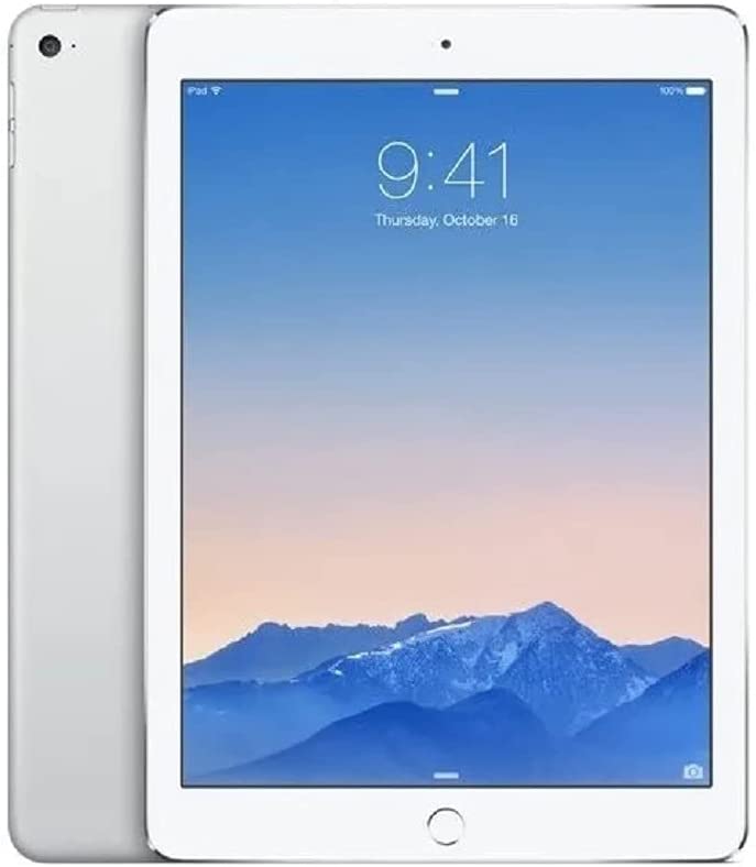 Apple iPad Air 2nd Gen, 9.7-inch, 32GB, WIFI + Unlocked All Carriers - Silver (Refurbished)