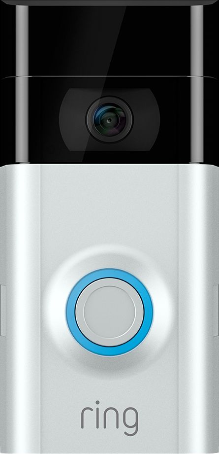 Ring Smart Video Doorbell 2nd Generation, 1080p HD Video - Satin Nickel (Refurbished)