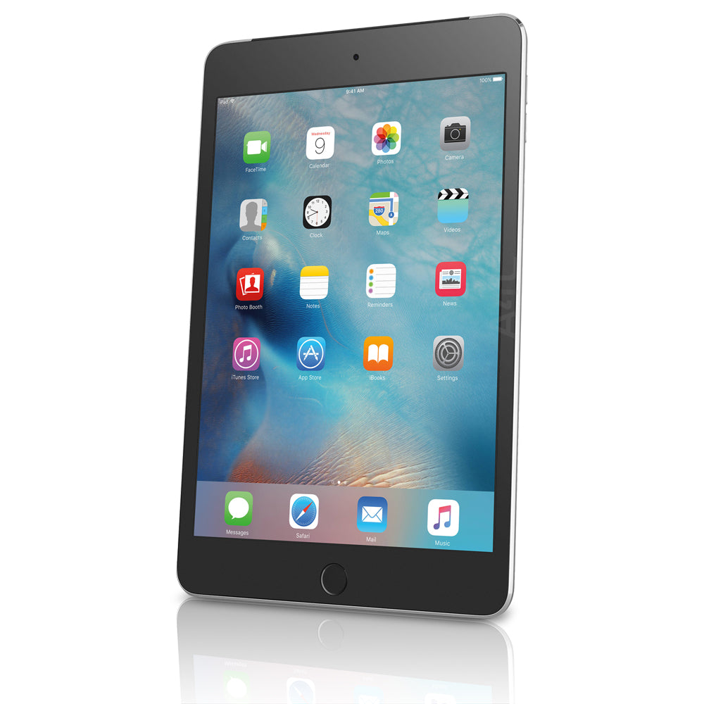 Apple iPad Mini 4th Gen, 7.9&quot;, 128GB, WIFI + Unlocked All Carriers - Space Gray (Refurbished)
