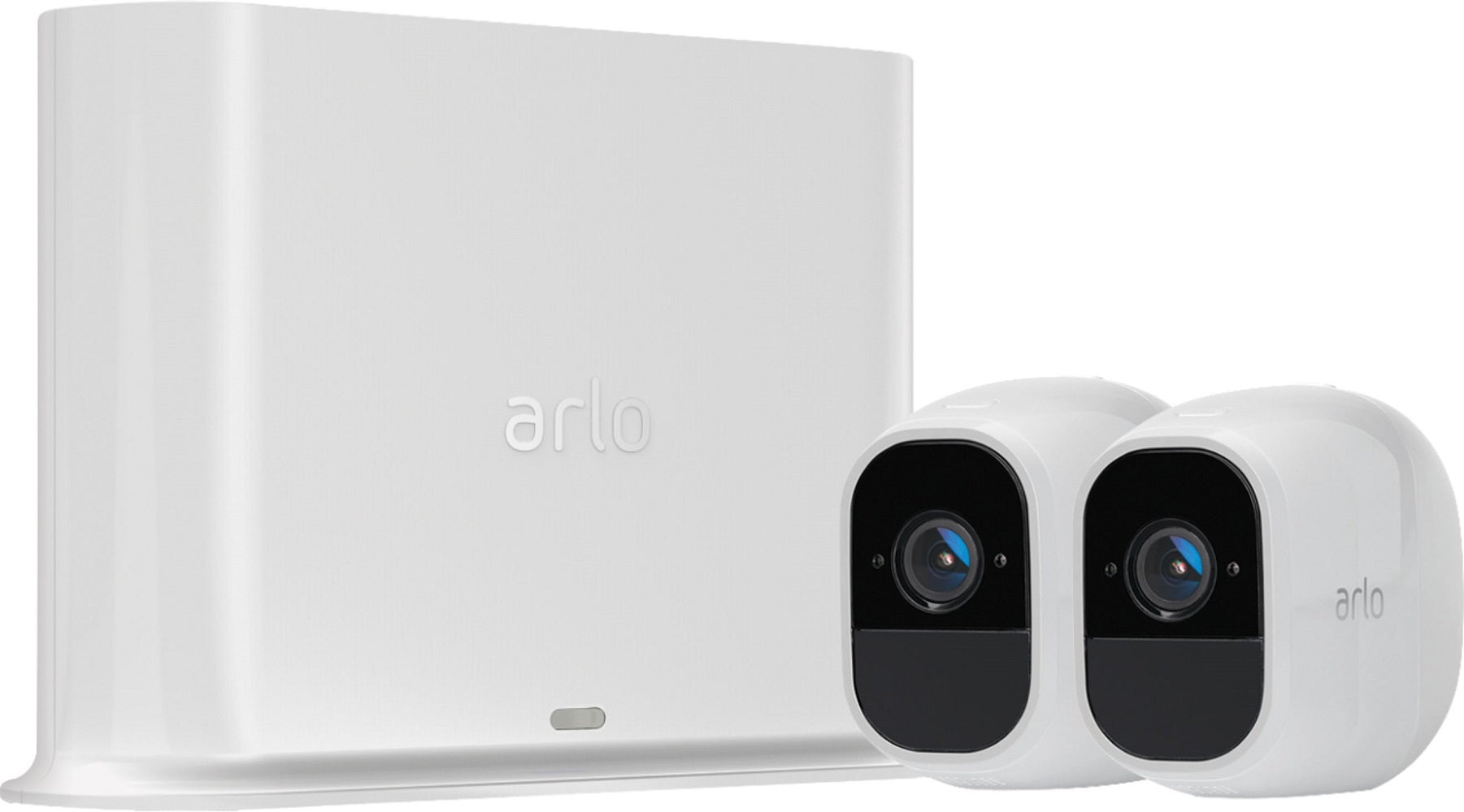 Arlo Pro 2 Indoor/Outdoor Wireless 1080p Security Camera System 2-Camera - White (Refurbished)