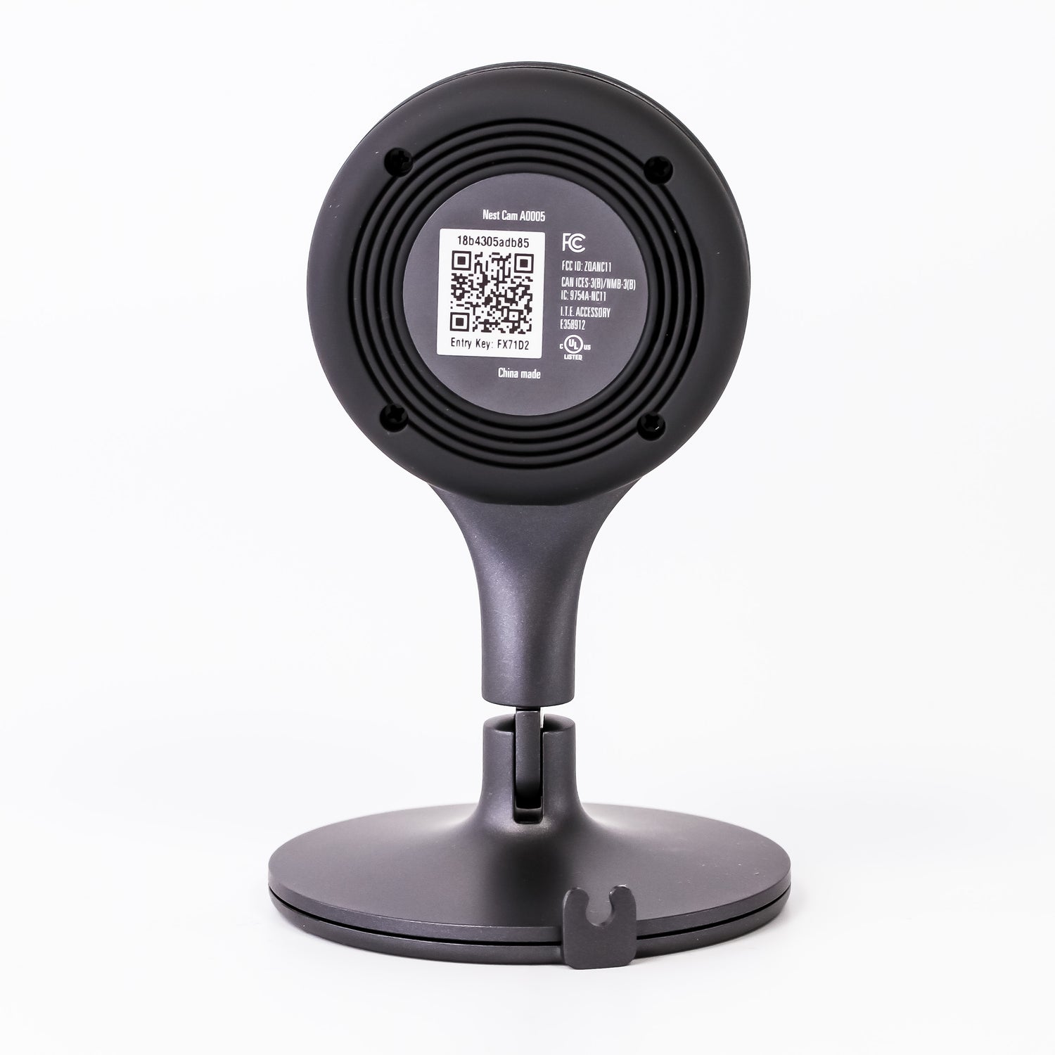 Google Nest Cam Indoor Security Camera w/ Amazon Alexa - Black (Refurbished)