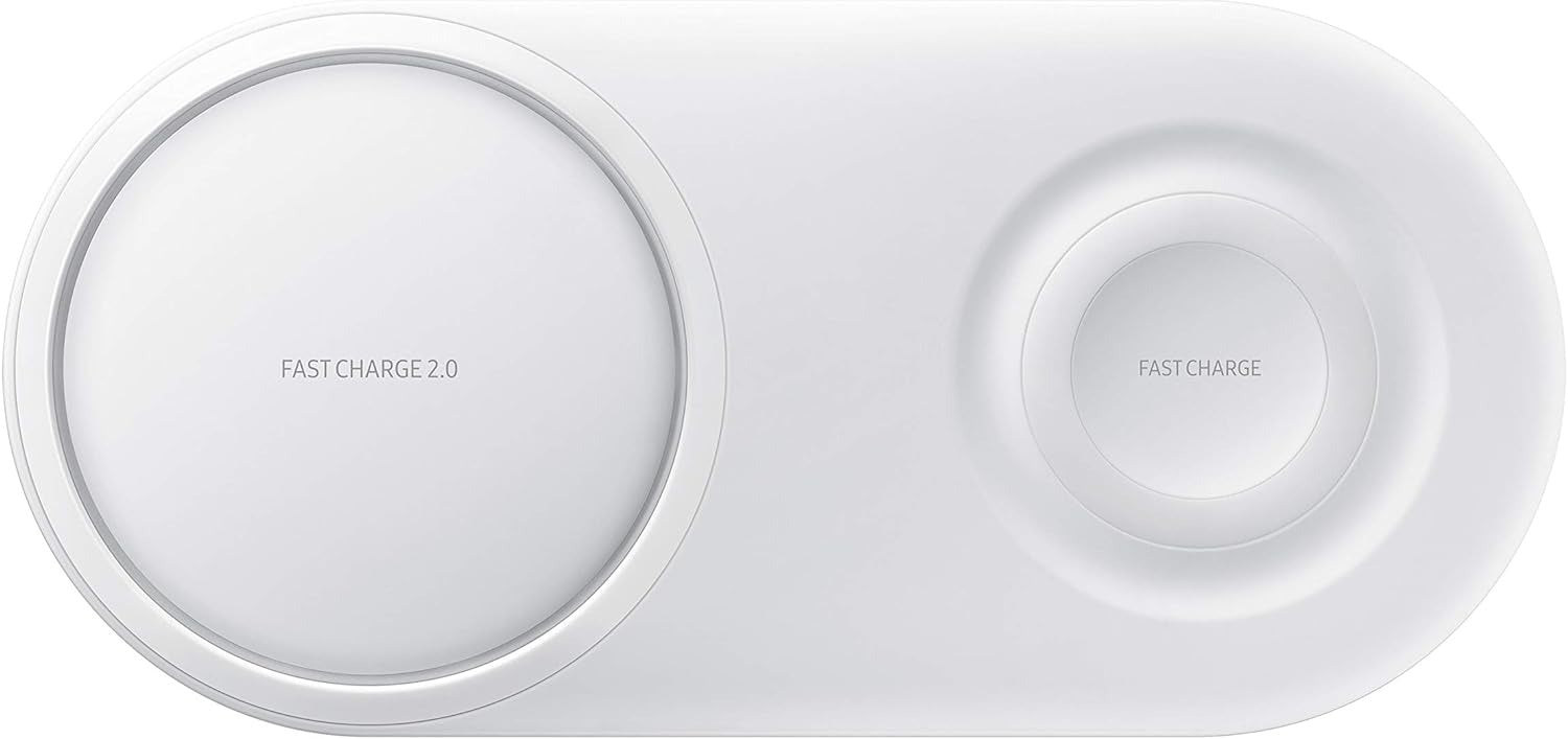 Samsung Wireless Charger DUO Pad, Fast Charge 2.0 - White (Refurbished)