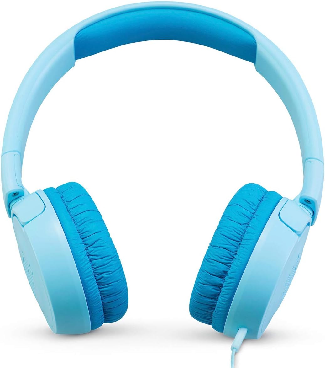 JBL JR 300BT Folding On-Ear Stereo Headphones for Kids - Blue (Refurbished)