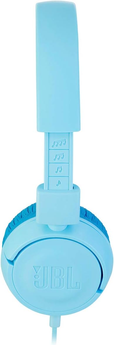 JBL JR 300BT Folding On-Ear Stereo Headphones for Kids - Blue (Refurbished)