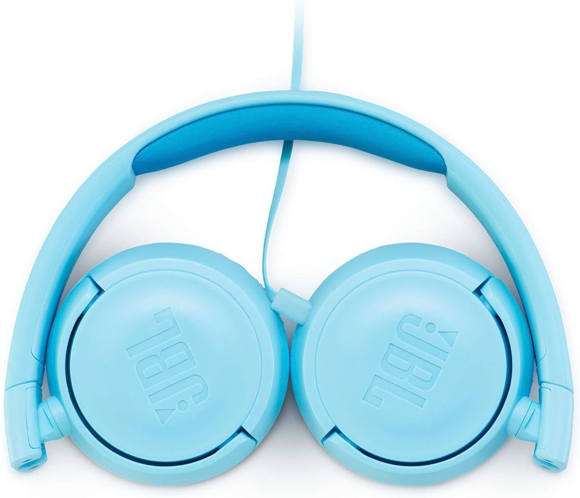 JBL JR 300BT Folding On-Ear Stereo Headphones for Kids - Blue (Refurbished)