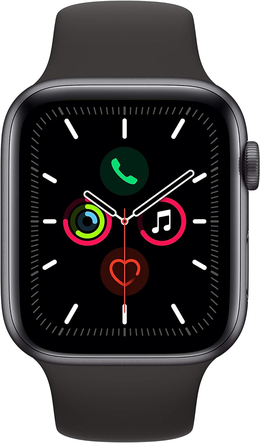 Apple Watch Series 5 (GPS+LTE) 40MM Space Gray Aluminum Case & Black Sport Band (Used)